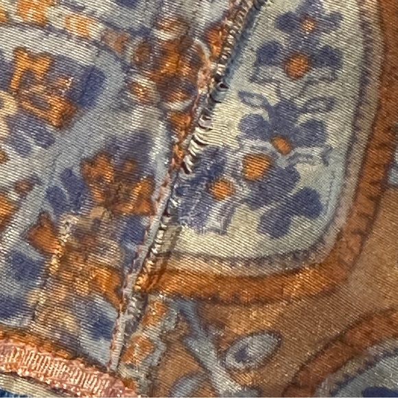 Sigrid Olsen 18W 100% silk skirt, spring colors, fully lined, side zip/button - Picture 10 of 11